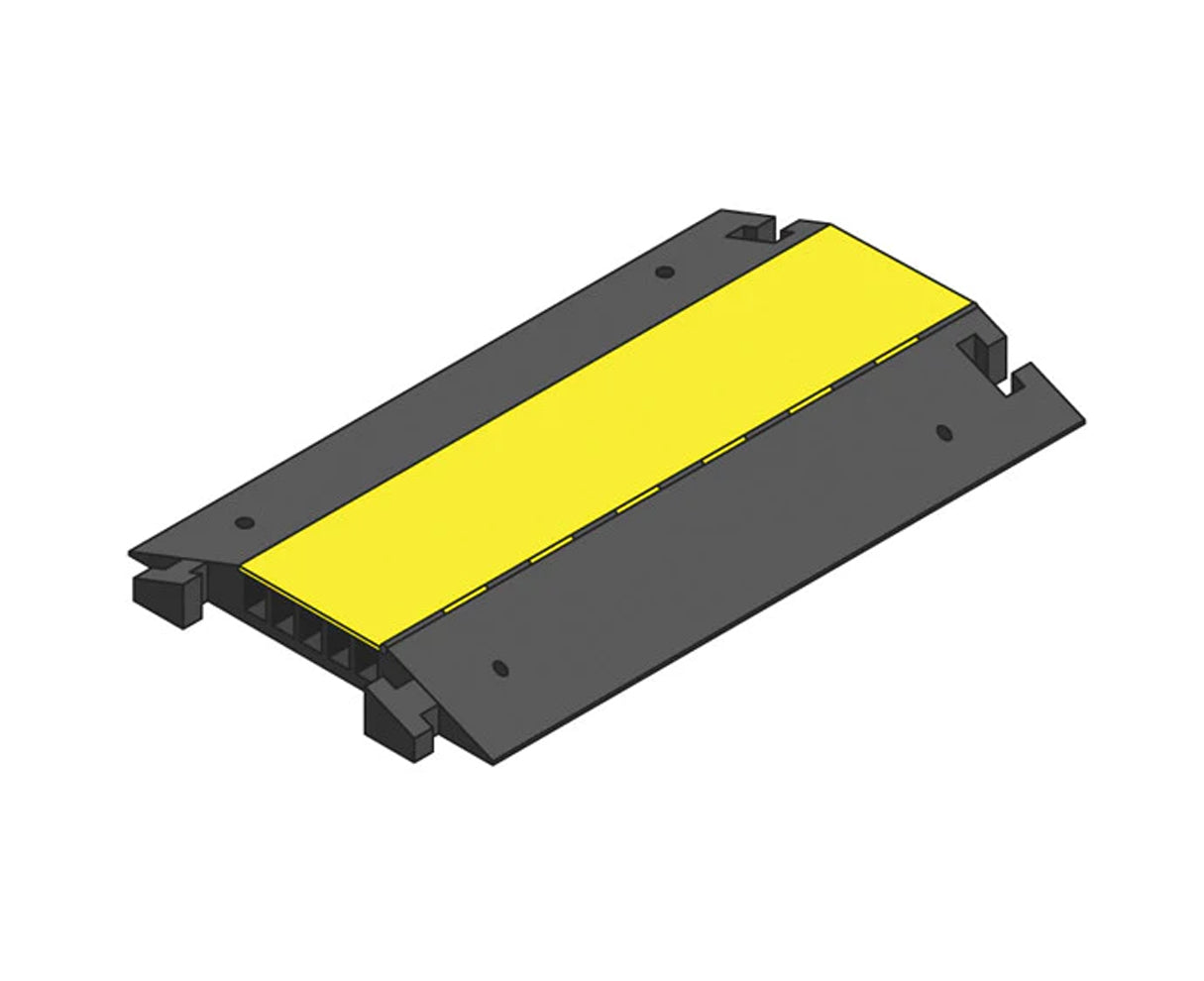 5 Channel Lidded Cable Ramp For Vehicles