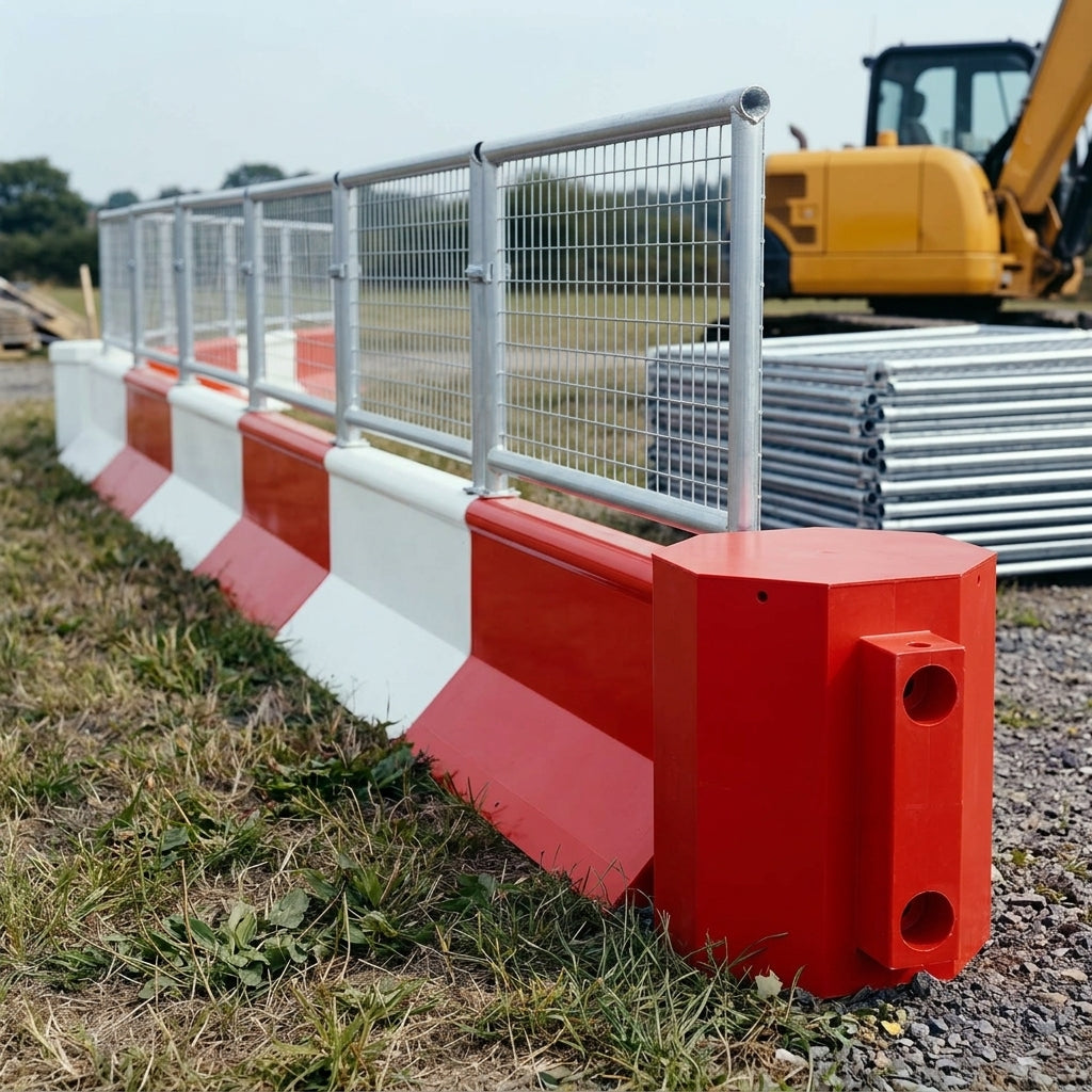 End Unit for Traffic Barrier System - Male or Female Connection