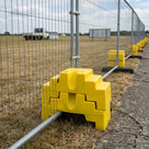Concrete-Filled High Visibility Ballast Block - 50kg Stackable