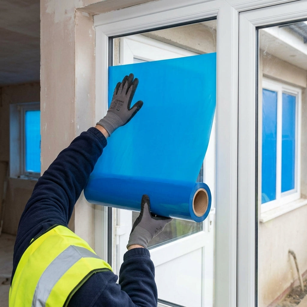 Self-Adhesive Window Protection Film 35 Micron Standard