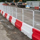 Mesh Security Barrier Panel - Powder Coated Steel, 2000mm Height