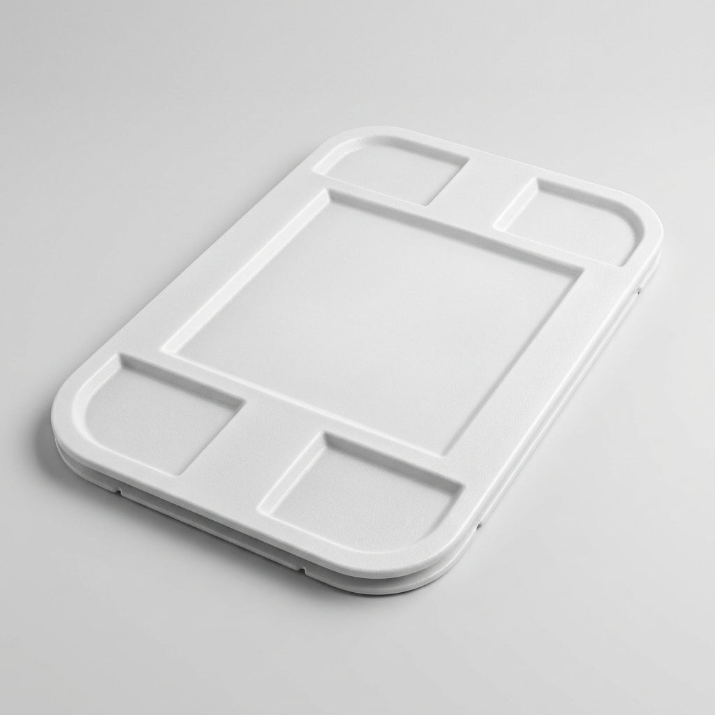 Heavy Duty Mortar Tub Lid – Recycled Polyethylene – 250 Litre (view 2)