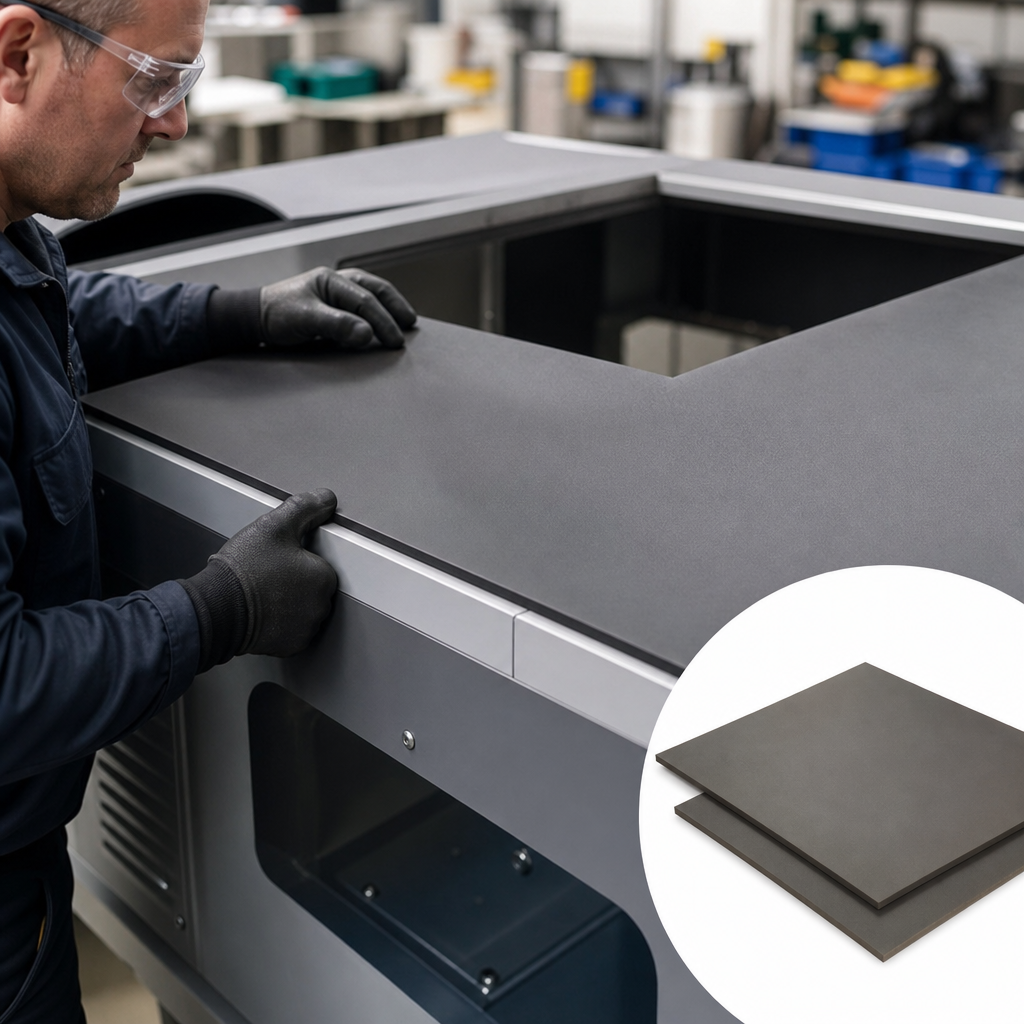 Neoprene Sheet 0.8mm to 6mm thick for Gaskets & weather stripping - UK Engineering Plastics