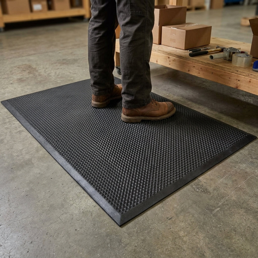 Heavy Duty Anti-Fatigue Mat with Textured Surface – 15mm Thick