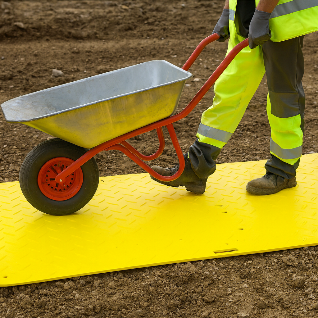 Heavy Duty Access Mat – Recycled HDPE, Non-Slip, 36kg
