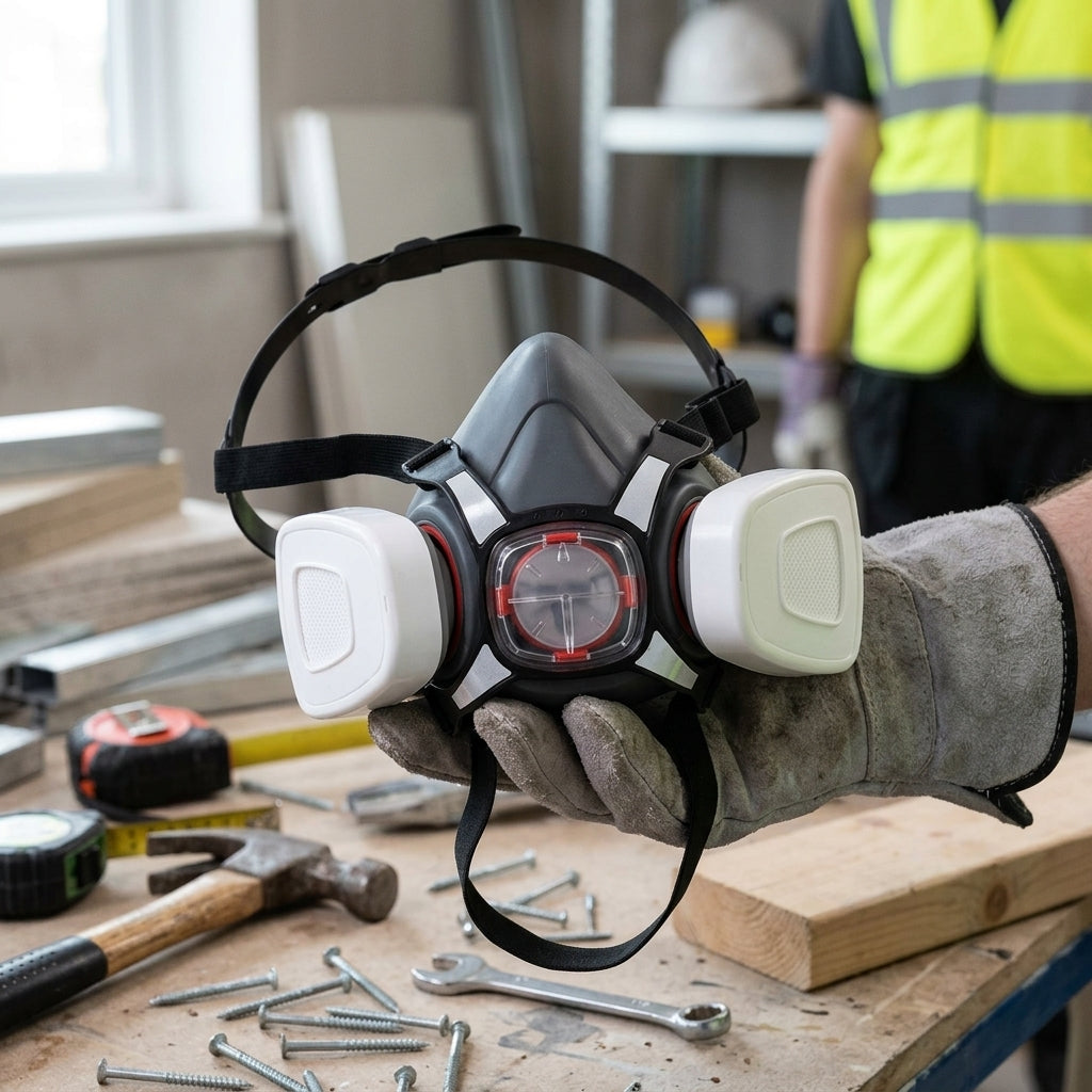 Half Mask Respirator with Adjustable Harness - EN140 Certified