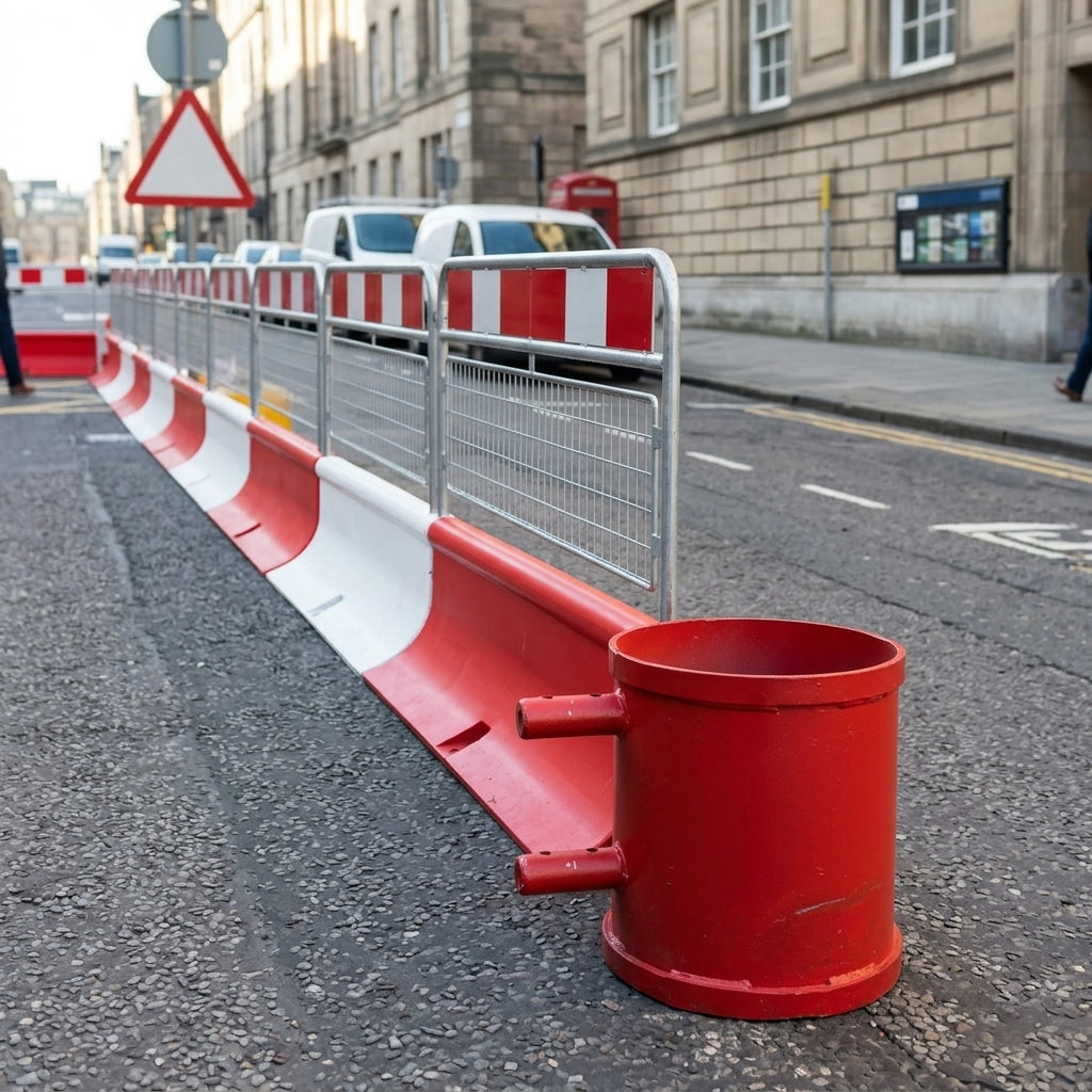 Terminal End Buffer Units for Traffic Barrier Systems - Male or Female