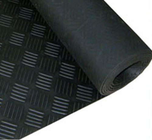 Checker Plate Rubber Matting - Industrial-polymers