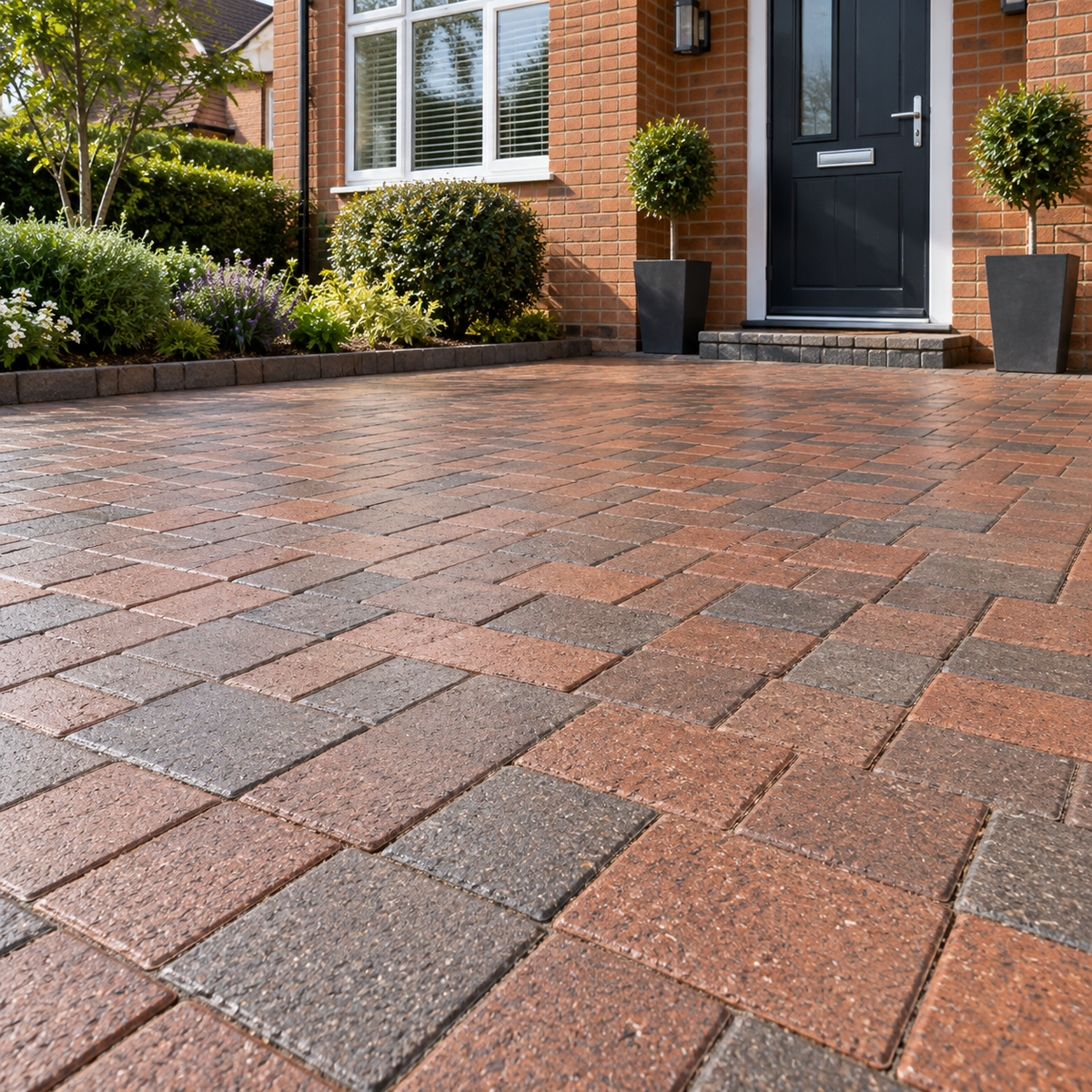 Illustrative application scene: Clear Block Paving Sealer for Driveways & Patios