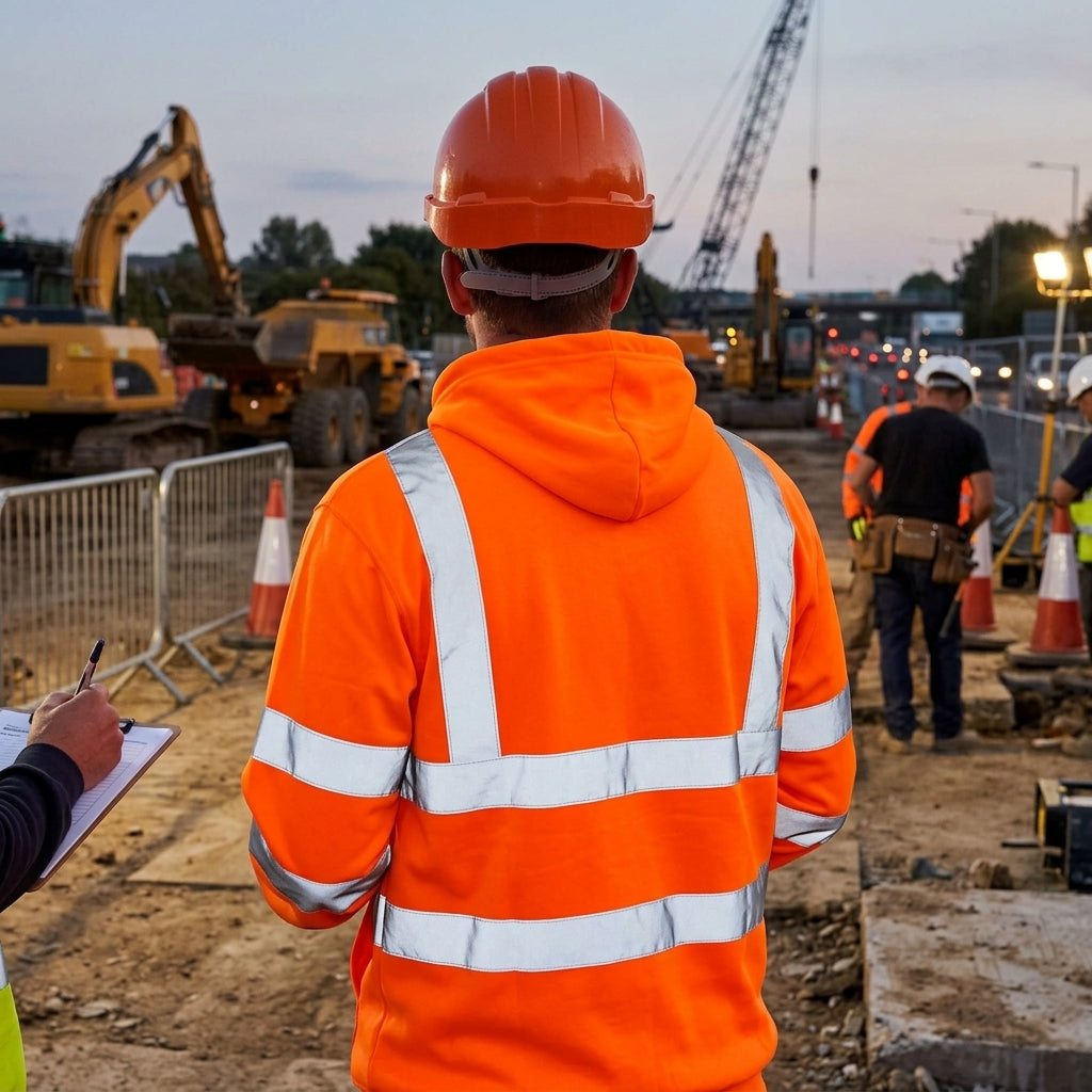High Visibility Hooded Sweatshirt - EN ISO 20471