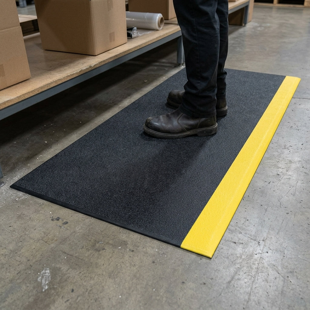 Pebble Surface Anti-Fatigue Mat – Closed-Cell Vinyl Foam, 9.4mm Thick