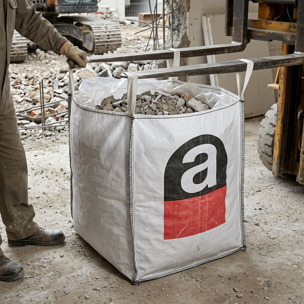 UN Approved Asbestos Bulk Bag with Polyliner – 1000kg Capacity