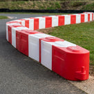 Interlocking Polyethylene Track Safety Barrier