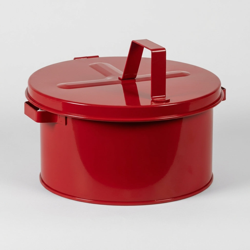 Safety Bench Can with Self-Closing Lid (view 2)