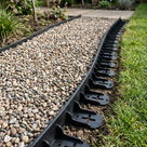 Flexible Gravel Retention Edging - Recycled Polyethylene, 0.8m Length