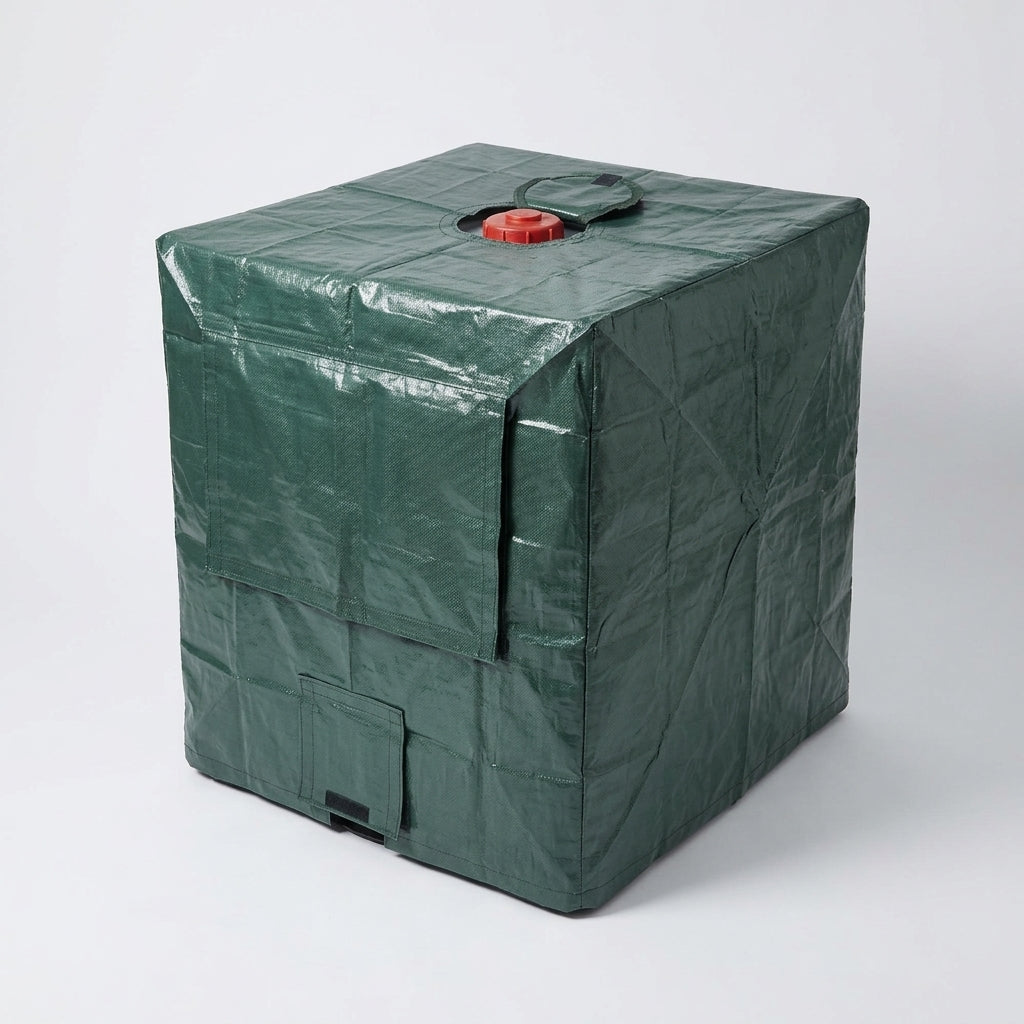 Weatherproof IBC Cover for 1000L Tanks - Woven Polyethylene (view 2)