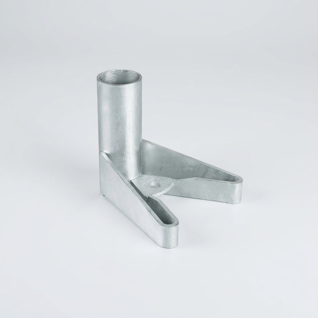 Temporary Barrier Post Foot Bracket with Twist-Lock Socket Base (view 2)