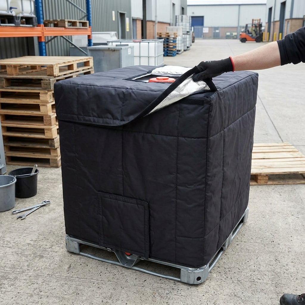 Insulated IBC Protective Cover for 1000L Containers
