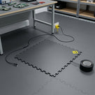 ESD Interlocking Industrial Flooring Tiles - Anti-Static Protection