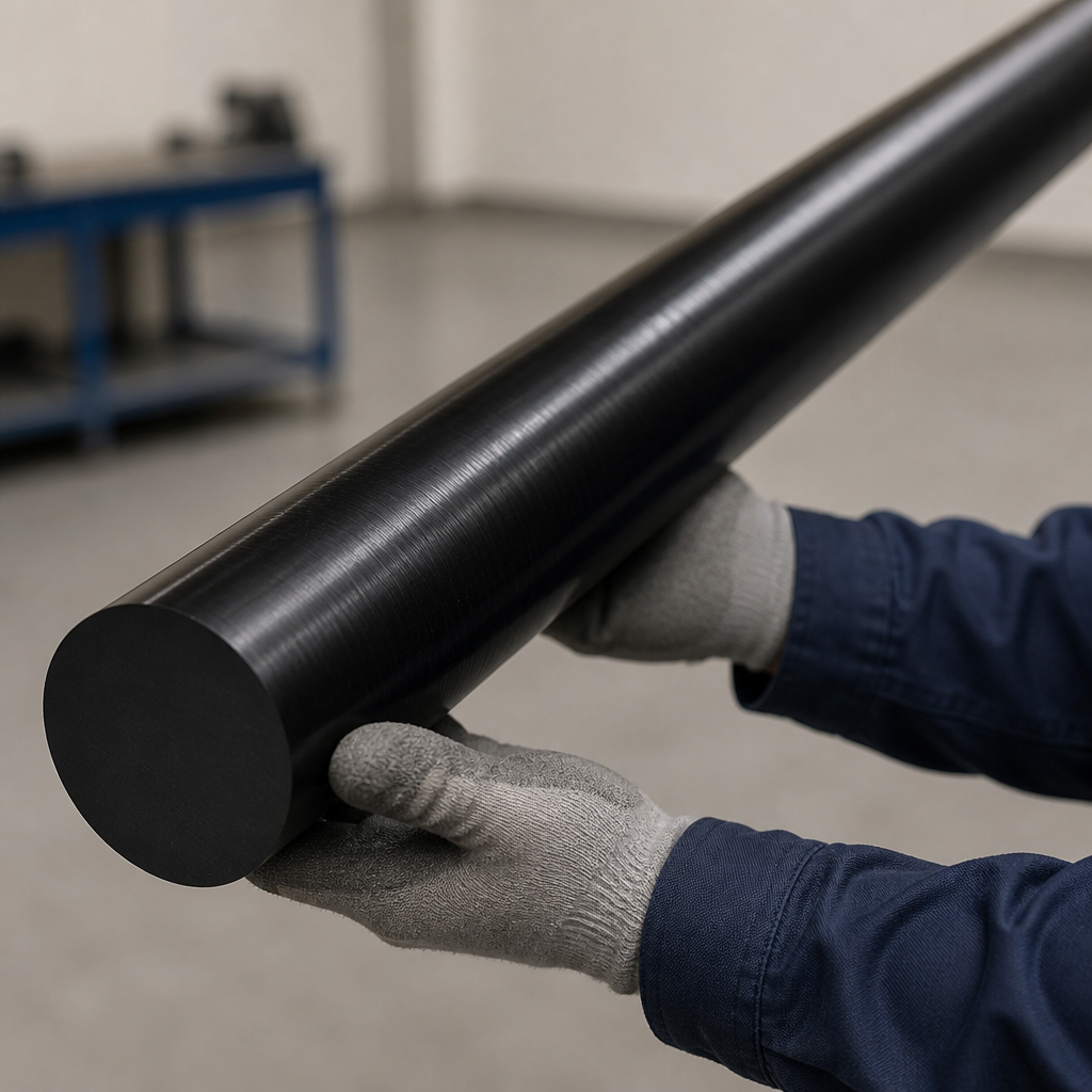 Delrin Black Rod