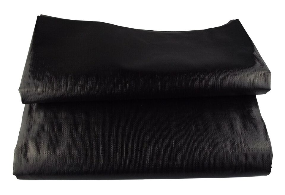 Black Heavy Duty LDPE Pond Liner Extra Thick 0.35mm With  25Year Guarantee