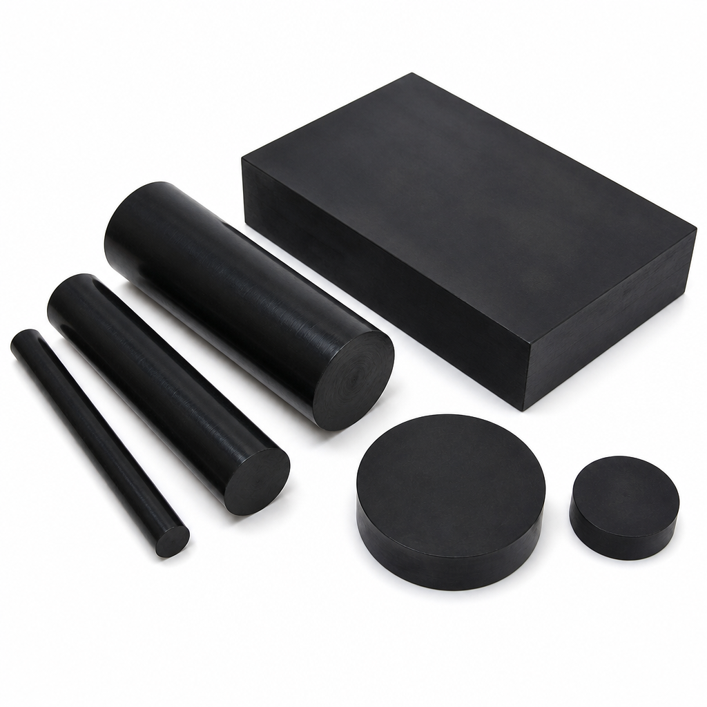 Nylon 66 Black Rod 40mm to 200mm dia for Insulators & conveyor parts - Nylon in use