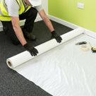 Woven Polypropylene Floor Protection Sheet - Industrial Strength Roll