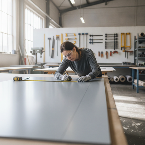 Grey Rigid PVC Sheet in Multiple Sizes & Thicknesses