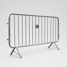 Steel Crowd Control Barrier with Fixed or Loose Leg Design (view 2)