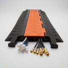 Heavy Duty Cable Protector Ramp with Hinged Lid (view 2)