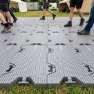 Temporary Event Flooring Panels for Pedestrian and Light Vehicle Use