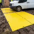 Heavy Duty Access Mat with High Visibility and Non-Slip Surface
