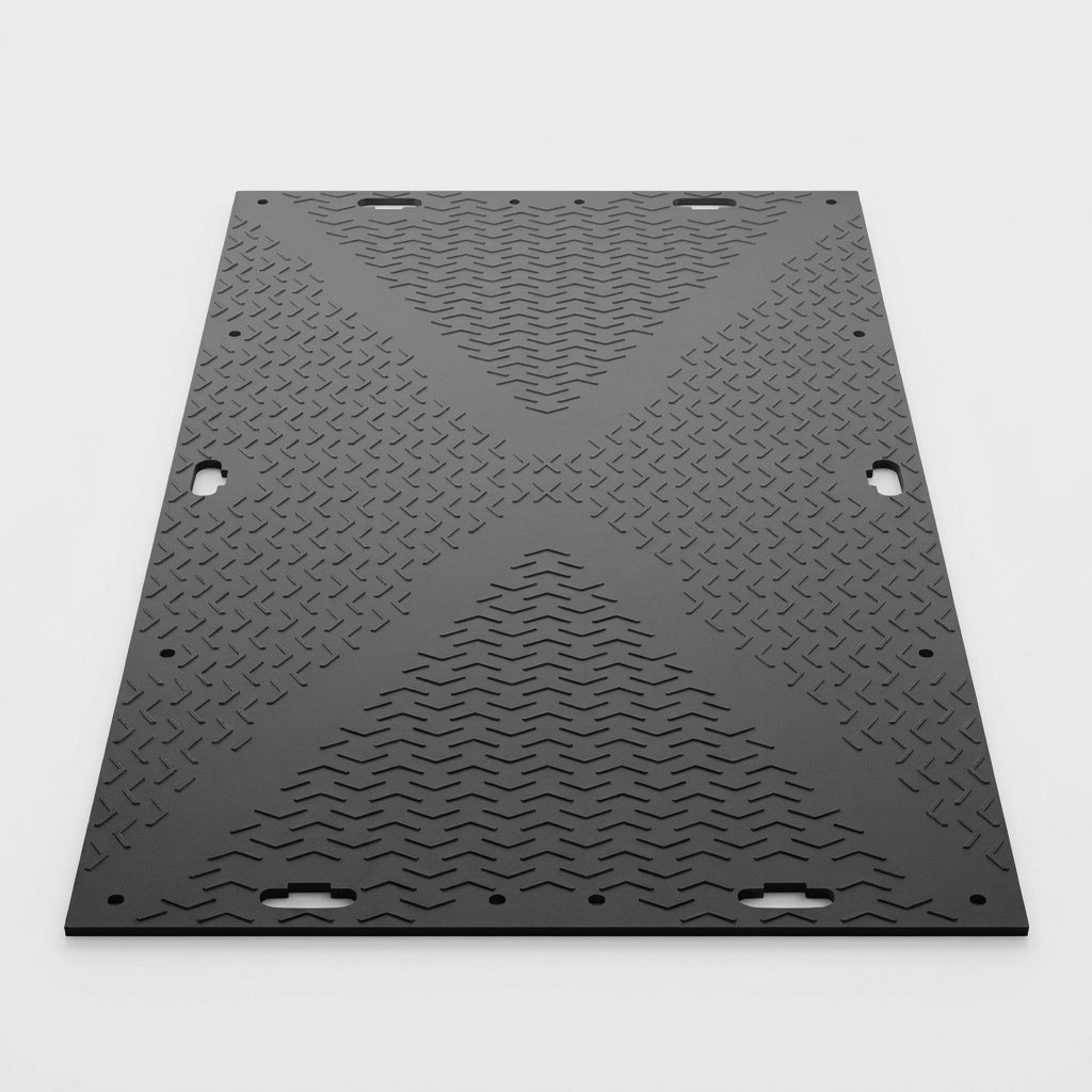 Heavy Duty Ground Protection Mat with Non-Slip Surface - 2.4m x 1.2m (view 2)