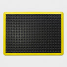 Safety Anti-Fatigue Mat with Bubble Surface and Yellow Edging (view 2)