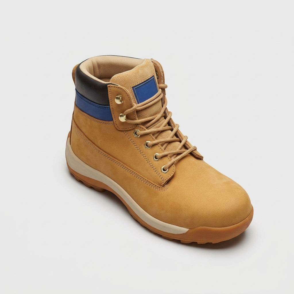 Steel Toecap Nubuck Safety Boot with Anti-Penetration Midsole (view 2)