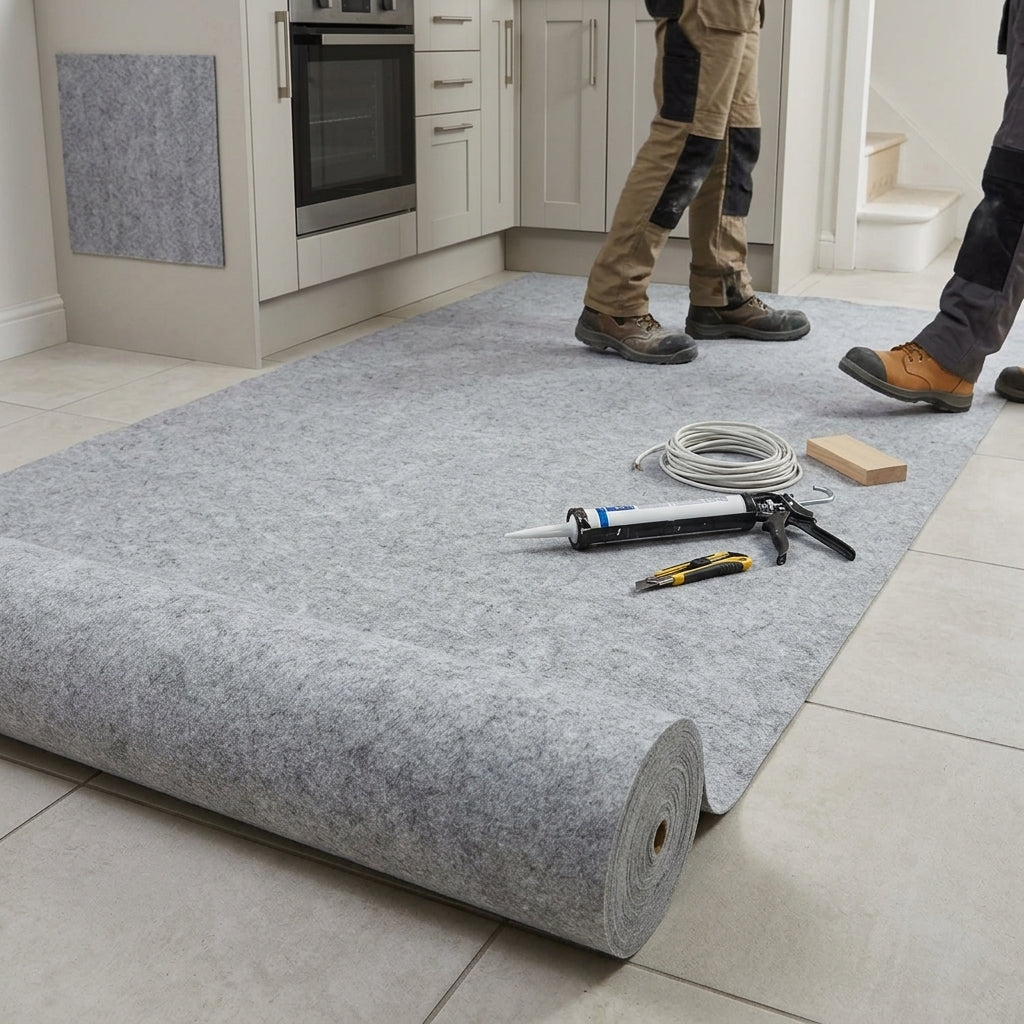 Flame Retardant Self-Adhesive Protection Fleece - 2.5mm Thick