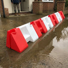 Modular Interlocking Flood Barrier System