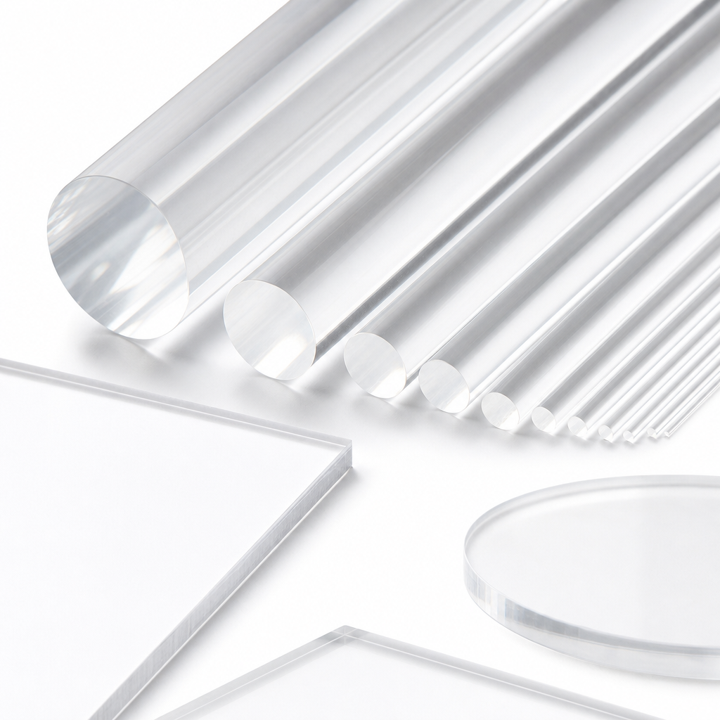 Extruded Clear Acrylic Rod 2mm to 40mm dia for Signage & protective barriers - Acrylic Rod in use
