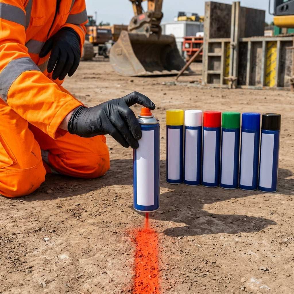 Weatherproof Line Marking Paint – 750ml Aerosol for Multiple Surfaces