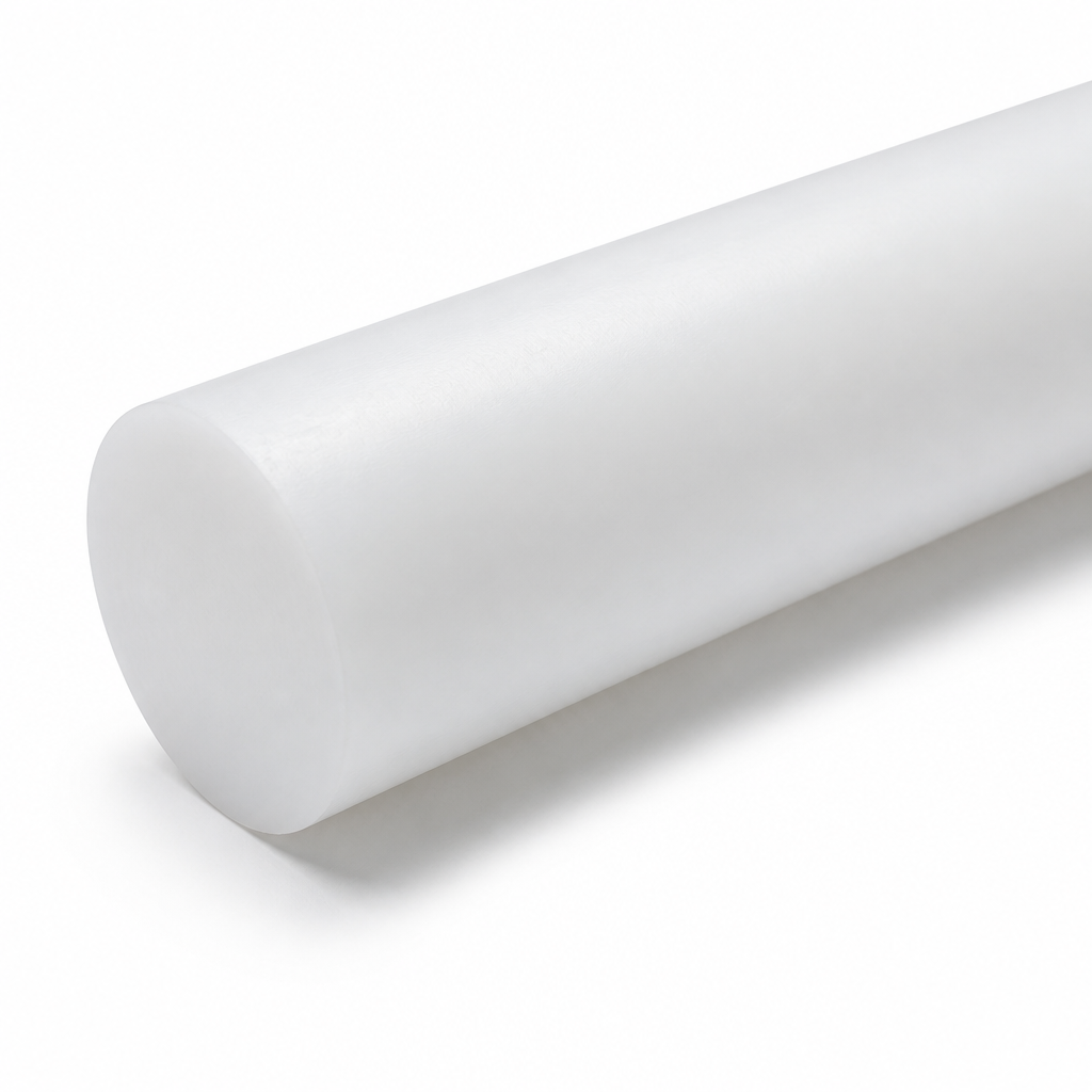 PTFE Natural Rod for Low Friction Applications 4mm to 120mm diameter - Rod in use