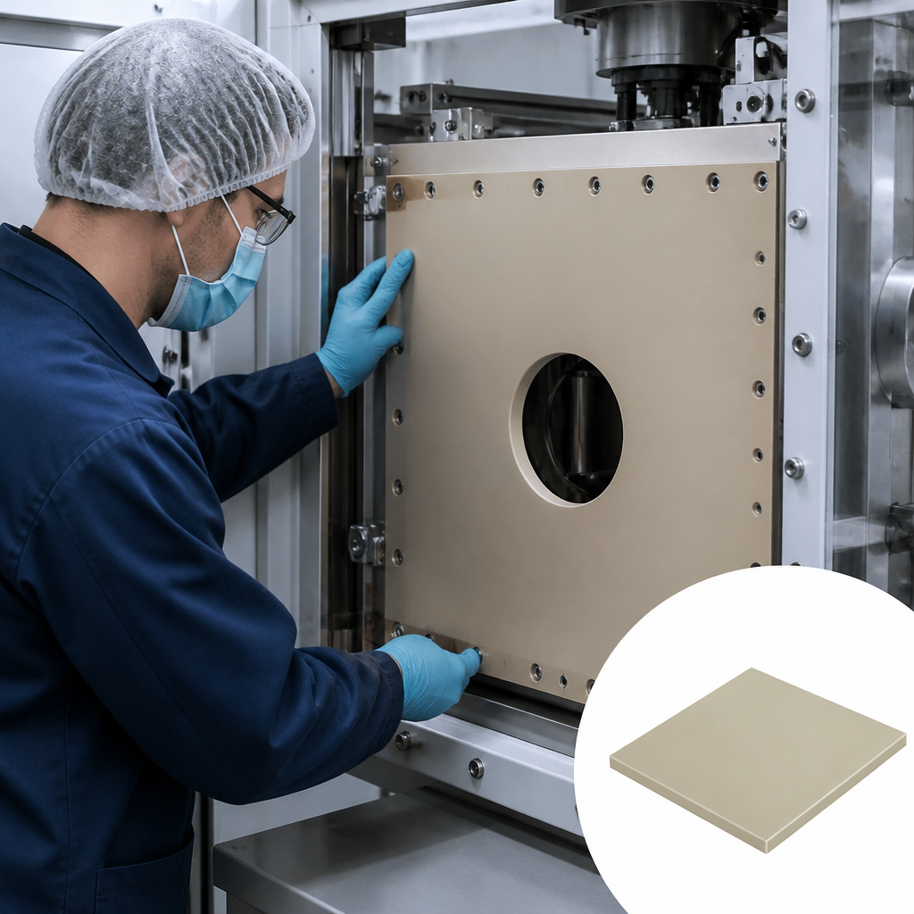 Polyetheretherketone PEEK Sheet for Aerospace and Medical Applications 5mm to 80mm thick - UK Engineering Plastics
