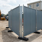 Steel Hoarding Panel Infill for Site Fencing Systems