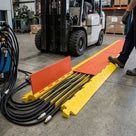 5 Channel Heavy Duty Cable Protector with Hinged Lid - Modular Design