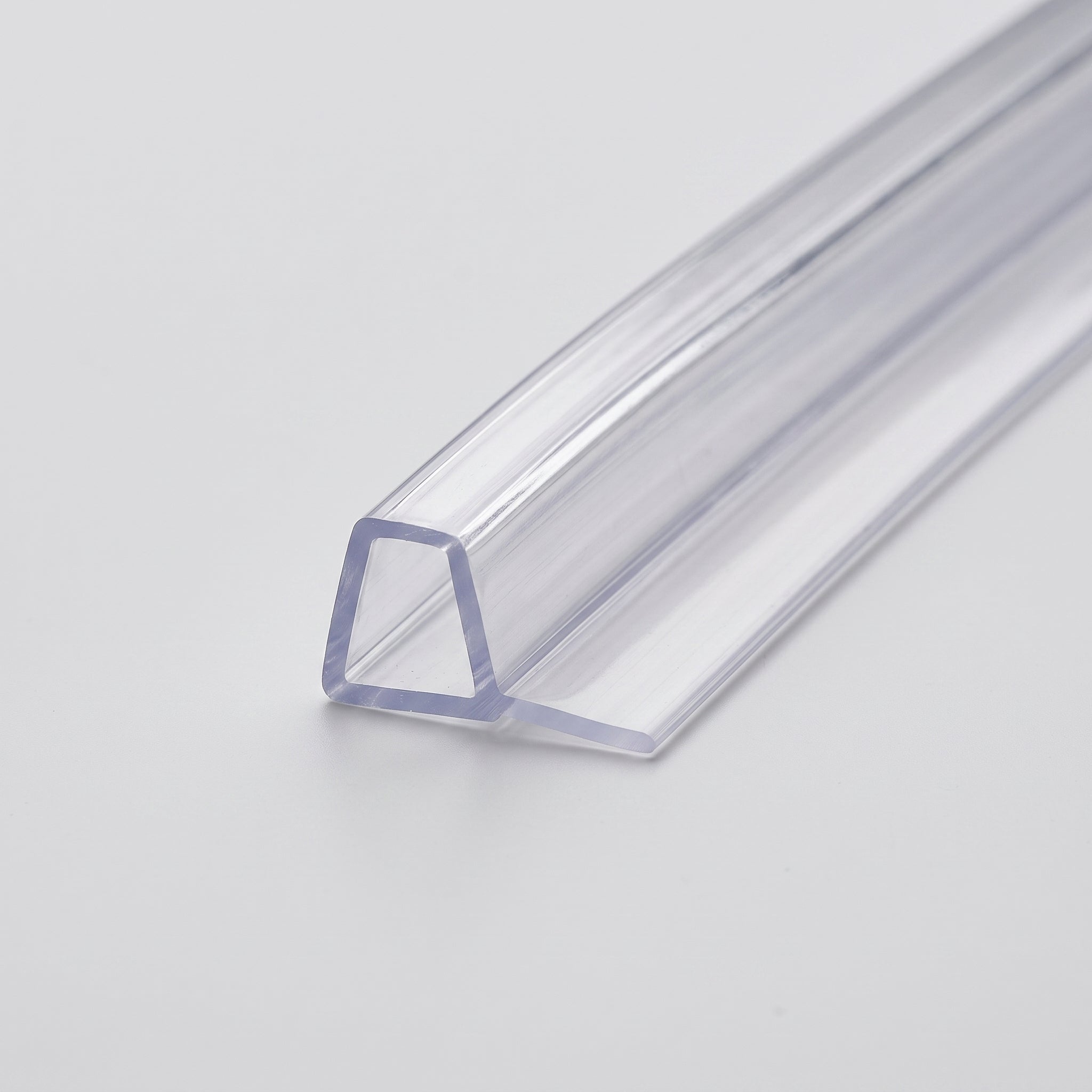 FIN002 clear finish - 11mm channel with soft side fin from the channel base