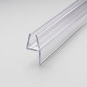 FIN011 clear profile - 11mm channel with 8mm mouth and gripping nibs, rigid 15mm fin in line with one channel wall