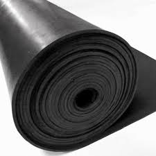 Dark Slate Gray 1-Ply Reinforced Rubber Sheet - Industrial Grade High Strength