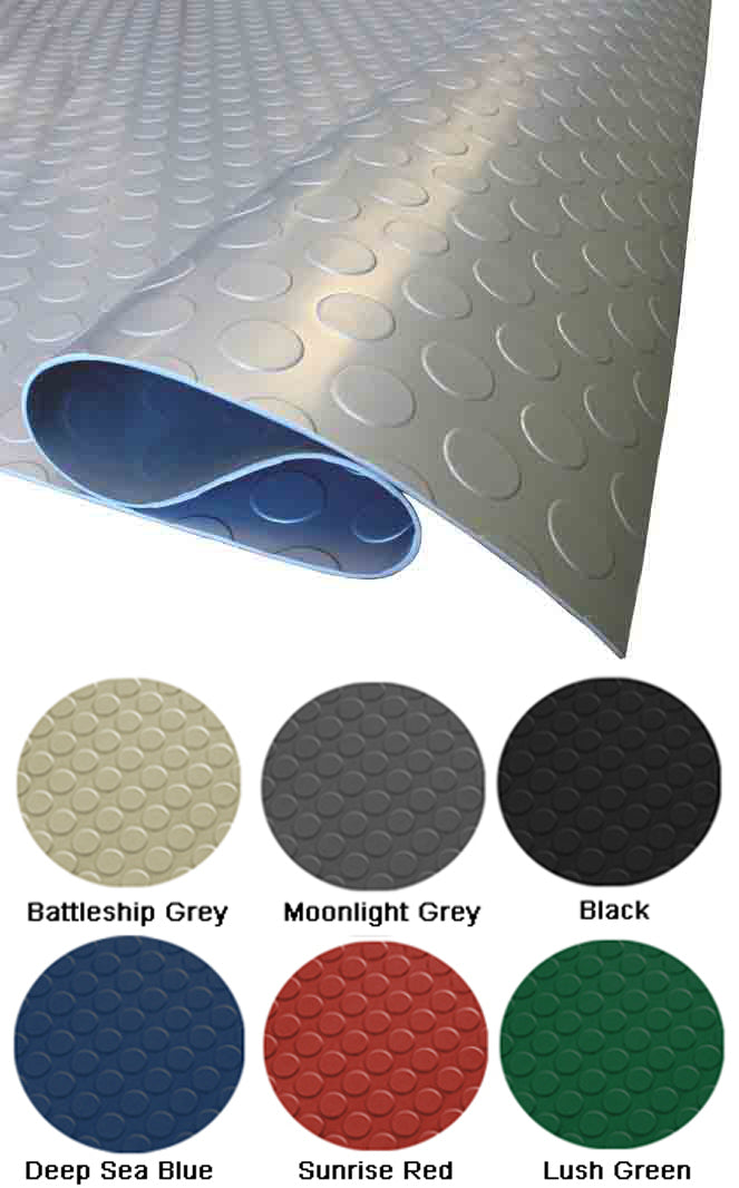 Rubber Flooring Oil Resistant Studded Heavy Duty - Industrial-polymers