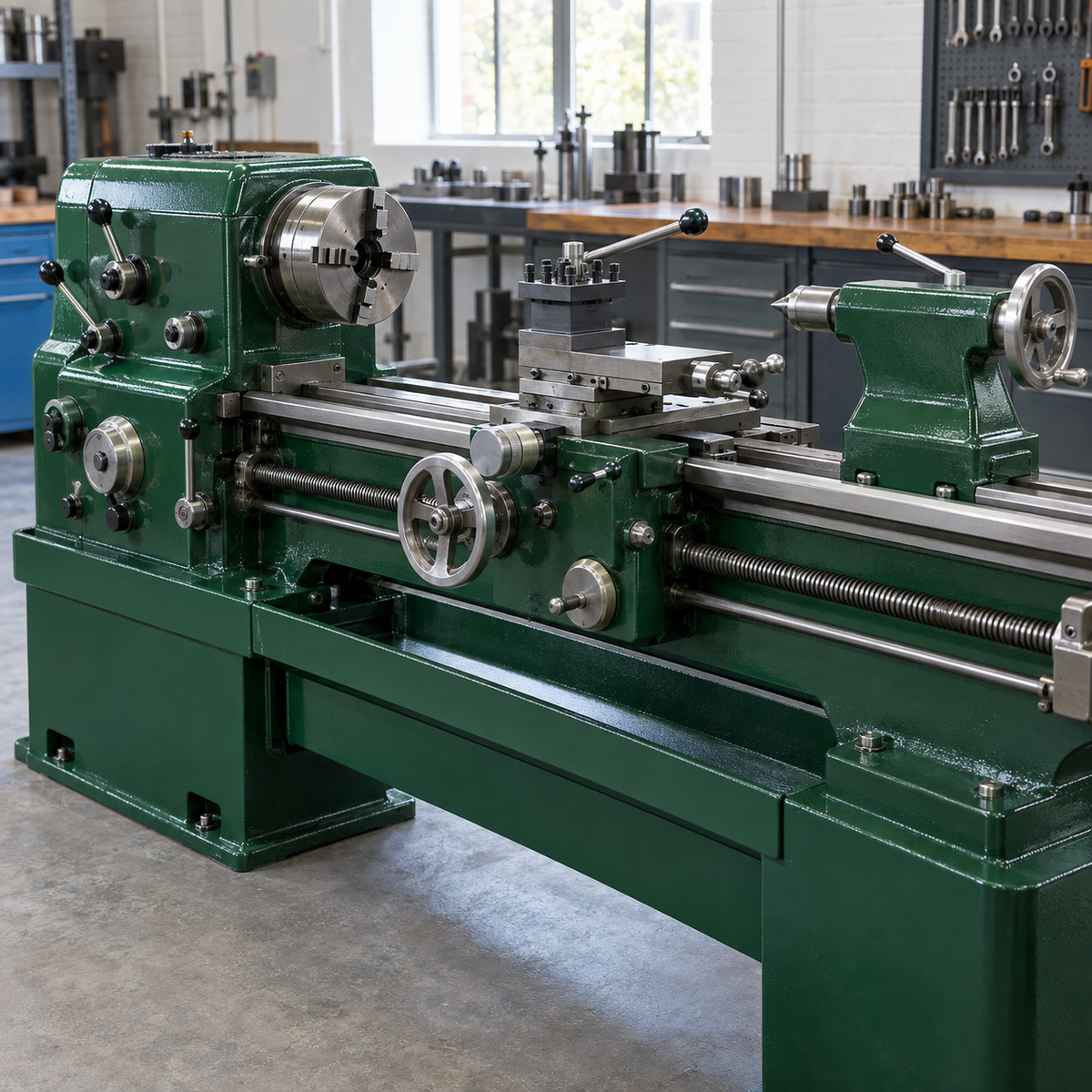 Illustrative application scene: Industrial Machinery Enamel – Durable Gloss Metal Paint