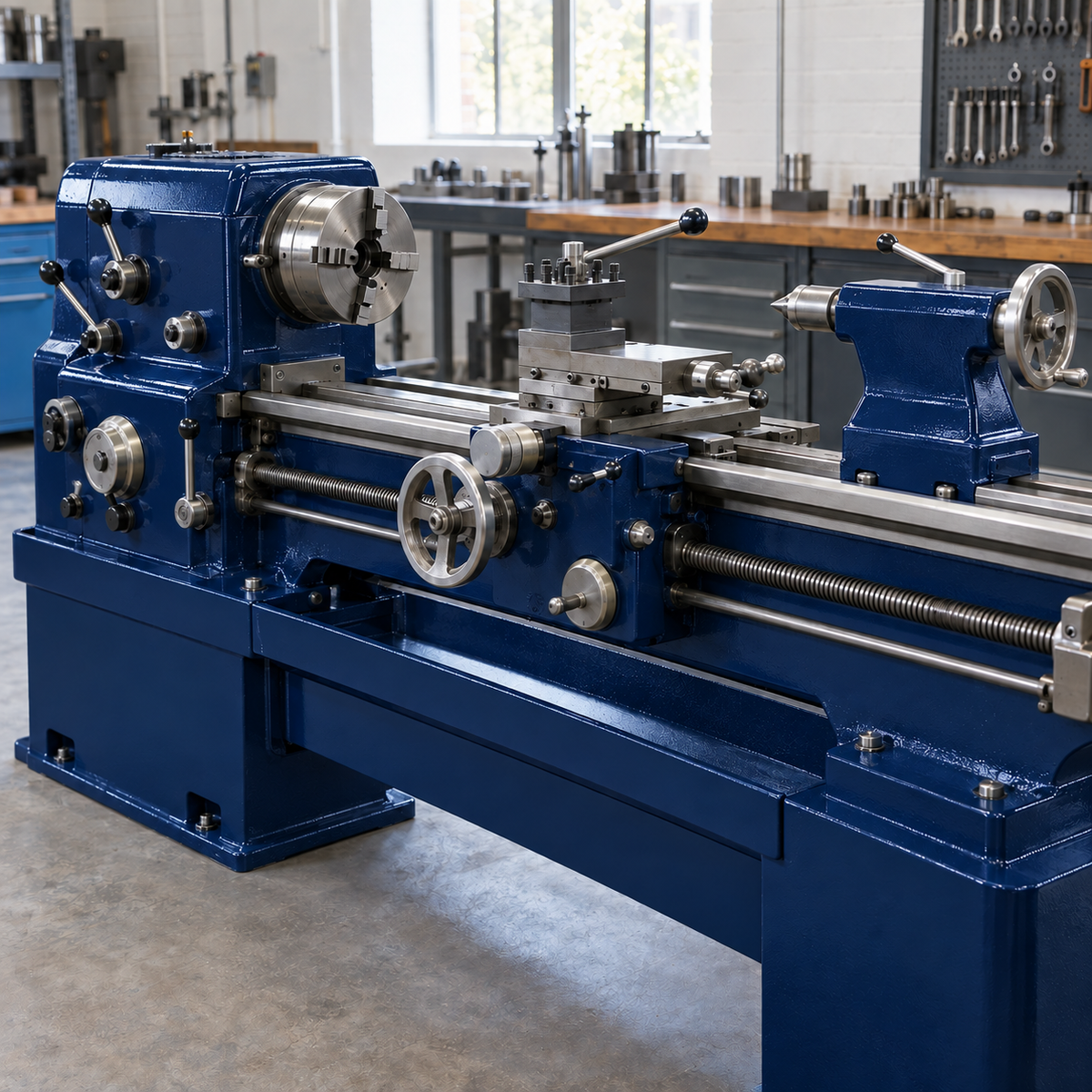 Dark Blue illustrative application: Industrial Machinery Enamel – Durable Gloss Metal Paint