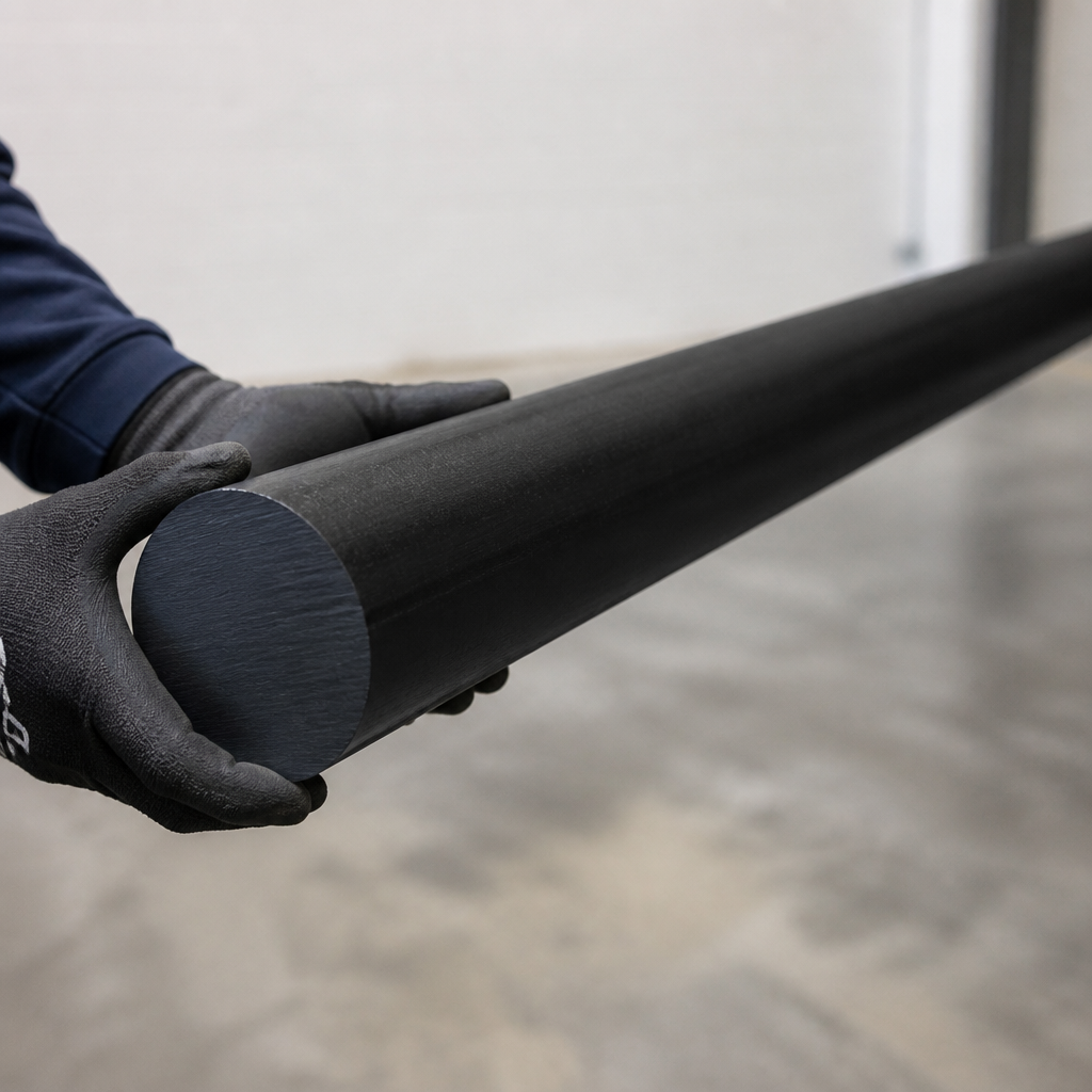 Nylon 6.6 Black Rod